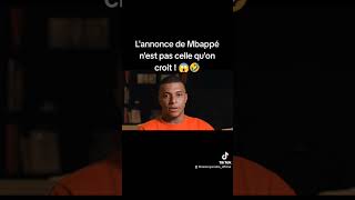 L'annonce cachée de Mbappé ! 🤣 #football #humour #parodie #mbappe #psg #realmadrid #championsleague