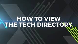 DTX+UCX: NOW - How to view the tech directory