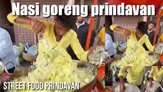 penjual nasi goreng prindavan India Bar baaar #streetfood #kulinerindia #kulinerprindavan