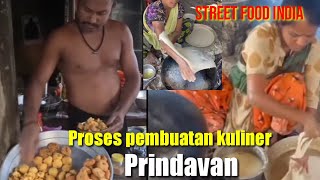 makan bersama dan proses pembuatan kuliner India prindavan #food #kulinerindia #kulinerprindavan