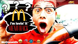 McDONALD'S SECRET MENU HACK | McLand Air and Sea Burger Mukbang