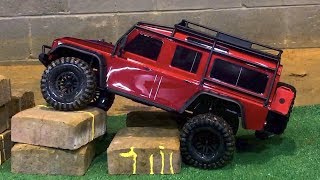 TRAXXAS TRX-4 DEFENDER IN ACTION!!!