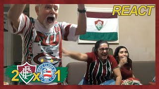 FAMÍLIA TRICOLOR REAGE À 2 FLUMINENSE X 1 BAHIA - CAMPEONATO BRASILEIRO 2023