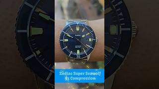 Zodiac Super Seawolf 53 Compression #wotd #watchreview #zodiac #swissmade #watches #diverwatch