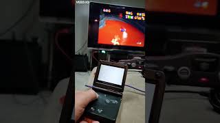 GBA-as-controller on GBA SP via Raphnet GC adapter on N64 SM64