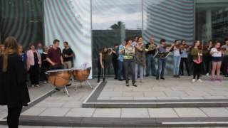 Flashmob "Ode an die Freude" beim PoE Aschaffenburg am 2.7.2017