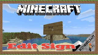 Edit Sign Forge&Fabric Mod 1.17.1/1.15.2/1.14.4  & Tutorial Downloading And Installing For Minecraft