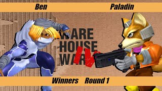 Warehouse War 4 - Top 64 WR1 - Ben (Sheik) vs Paladin (Fox)