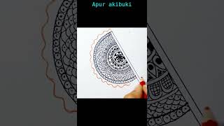 Bengali New Year drawing | Pohela Baisakh drawing | Mandala Art | Subho Nobo Borsho | #shorts