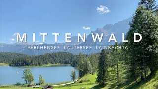 Mittenwald: Rundwanderung Ferchensee - Lautersee - Lainbachtal (in 4K)