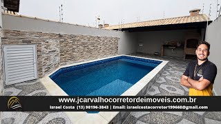 **R$320MIL** ULTIMA UNIDADE!! CASA EM FASE DE OBRAS, PISCINA 3X5MTS, TERRENO 5X30, LADO PRAIA!!