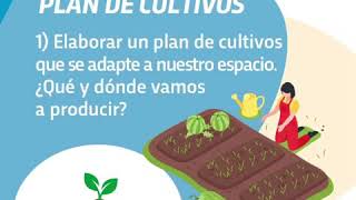 #lahuertaentuhogar sección “plan de cultivos”