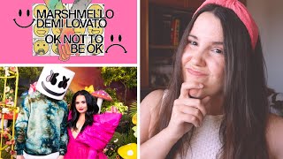 😱 EL DRAMA DE DEMI 💍 REACTION 'OK not to be OK' 😵 Demi & Marshmello 🔥 opinion y análisis de letra