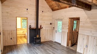 Finally! Installing Flooring | Off Grid Cabin Build