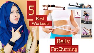 5 Best Workouts || Lose Belly Fat in 10 Days || Home Workouts