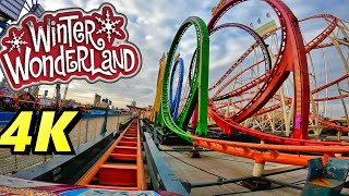 MUNICH LOOPING/OLYMPIA LOOPING AT HYDE PARK WINTER WONDERLAND 4K POV