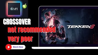 playing Tekken 8 (Windows Game) on my 13" MacBook Pro M1 (8GB) using Crossover with CXPatcher