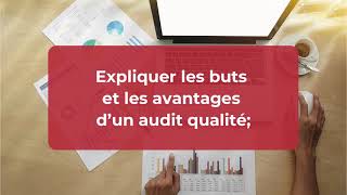 Invitation à participer à la formation en Audit de Qualité