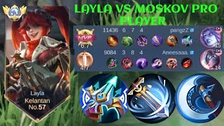 LAYLA VS ALPHA❗BUILD ONE SHOT ENEMY DELETE! GAME SO HARD | build top 1 global Layla