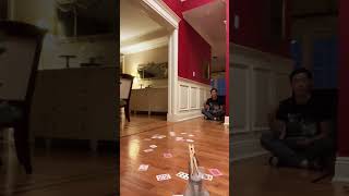 Crazy card trick shot 🤯#shorts #crazytricks #crazytricks  #cardtrick