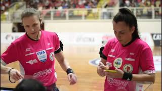 Pela primeira vez na história, arbitragem 100% feminina no Futsal Catarinense