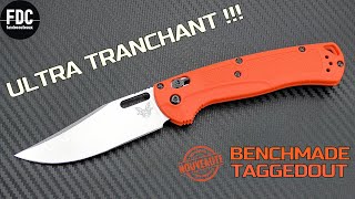 BENCHMADE TAGGEDOUT - Un couteau de chasse ultra-léger !!!