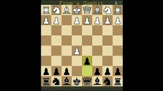 From's Gambit #chess #kingsacrifice #From'sGambit #chesstrap #chesstrick #tal #chessonline