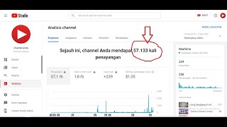 TUTORIAL MELIHAT ANALISIS VIEWER CHANNEL