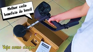 DETECTOR DE METAIS MD 4030  Do mercado livre VEJA COMO CHEGOU  DETECTORISMO , hoby do ginho da selva