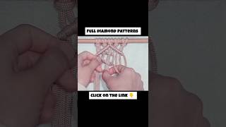 👆 macrame diamond pattern #macramepattern #macrame #short #macramediamondpattern