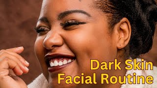 Dark Skin Beauty  || Unveiling the Magic of Castor Oil Facial Routine