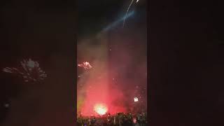 suasana meriah malam tahun baru 2024, di sudirman,jakarta