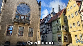 Quedlinburg , Germany 4K Walking Tour