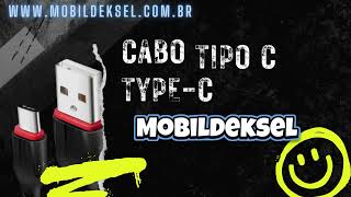 Cabo Tipo C Type-C 2.4A Turbo 1.0 Metro Dados e Carregamento 03214 CBX-U2C13TC