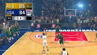 Klay Thompson Buzzer Beater Game Winner vs. Australia (NBA 2K17)