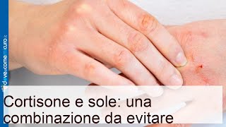 Cortisone e sole: una combinazione da evitare