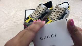 GUCCI RHYTON SNEAKER REVIEW AND UNBOXING