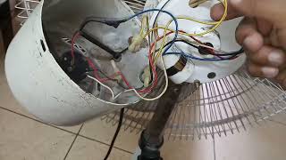 VOSK STAND FAN WIRING CONNECTION