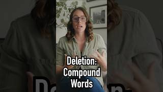 Phonological Awareness: Deletion with compound words