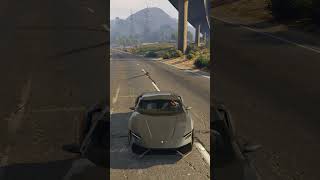 I Destroy Lamborghini  🏎 🔥 in #gta5 #gaming #shorts #youtubeshorts