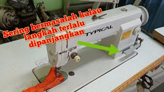 cara memperbaiki stik balik mesin jahit typical bermasalah atau sering lepas