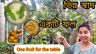 One fruit for the table একটি ফল ভিন্ন স্বাদ | বাড়ির গাছে