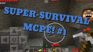 MCPE|SUPER-Survival EP.1 (Staying in the Village!)