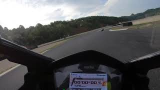 Aprilia RS 660 - braking practice - I go straight ahead on track 😅 (Alès)