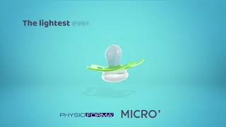 Soothers PhysioForma Micrò: light and small on baby's face