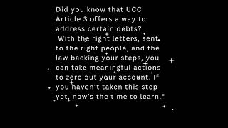 How to use UCC article 3 to discharge debt #debtdischarge #uniformcommercialcode