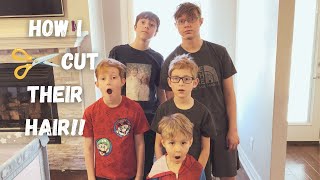 6 Boys Haircuts!