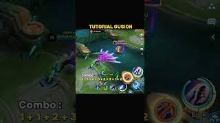 ✅Gusion combo Tutorial   #gusion #unibet99  #mlbb   #shorts  #mobilelegends #tutorialgusioncombo