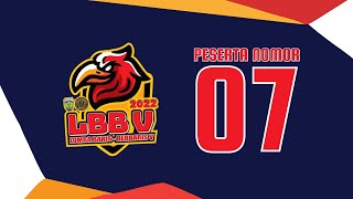 LBB-V 2022 Jepara - Peserta No. 07 (SMK N 1 Kedung)