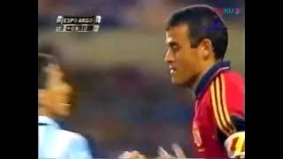 ESPAÑA 0 ARGENTINA  2 (Amistoso 1999) Partido  completo